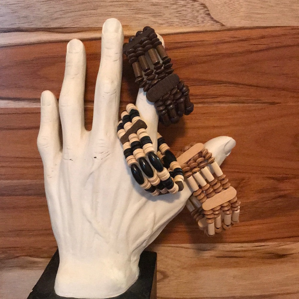 3 Wooden Bracelets